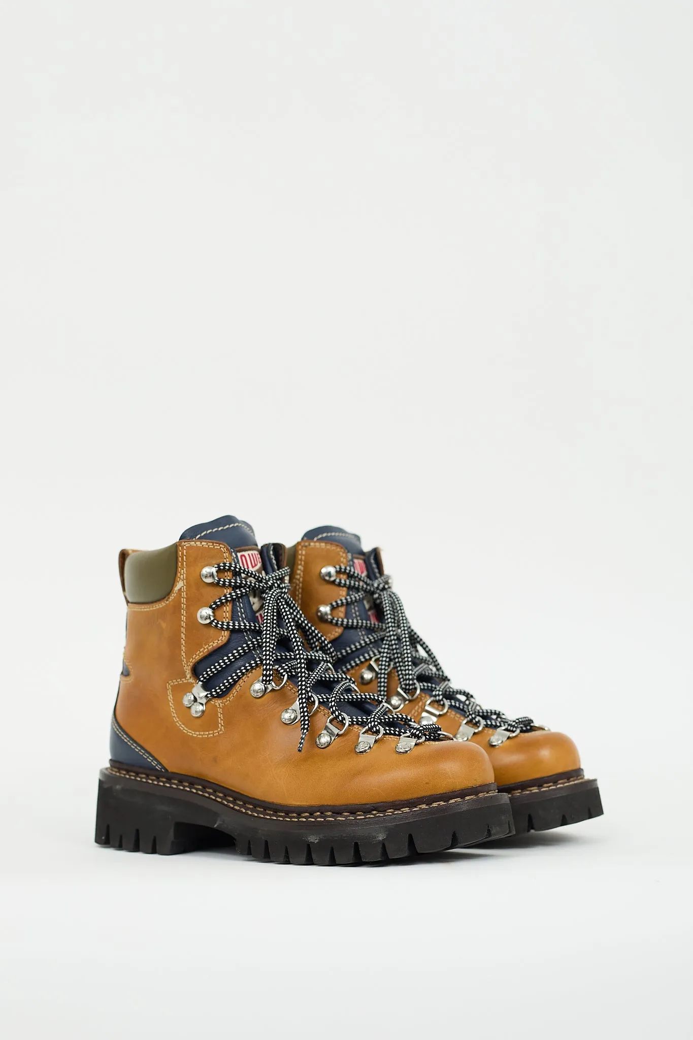 Brown Leather Hiking Boot