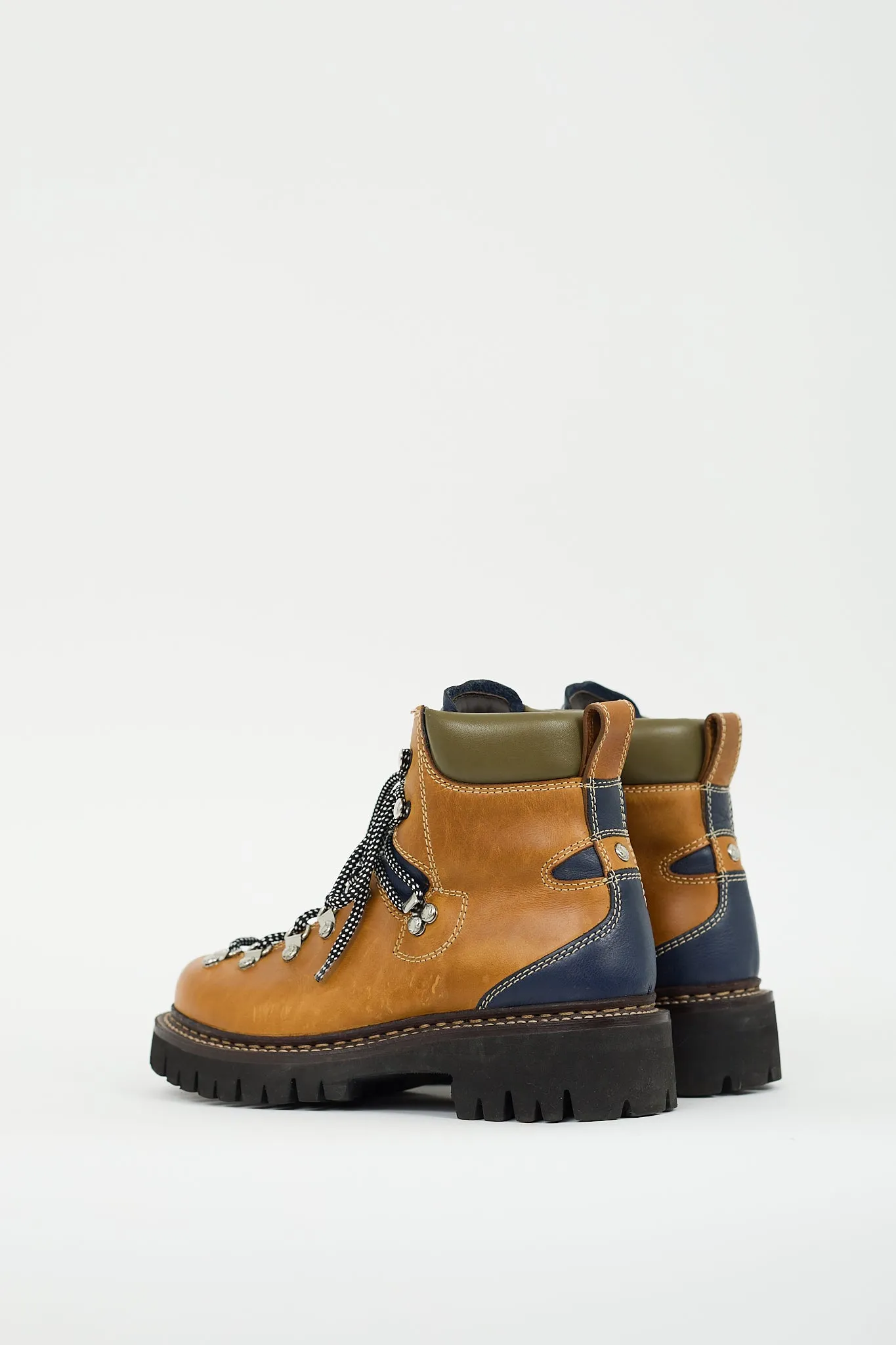 Brown Leather Hiking Boot