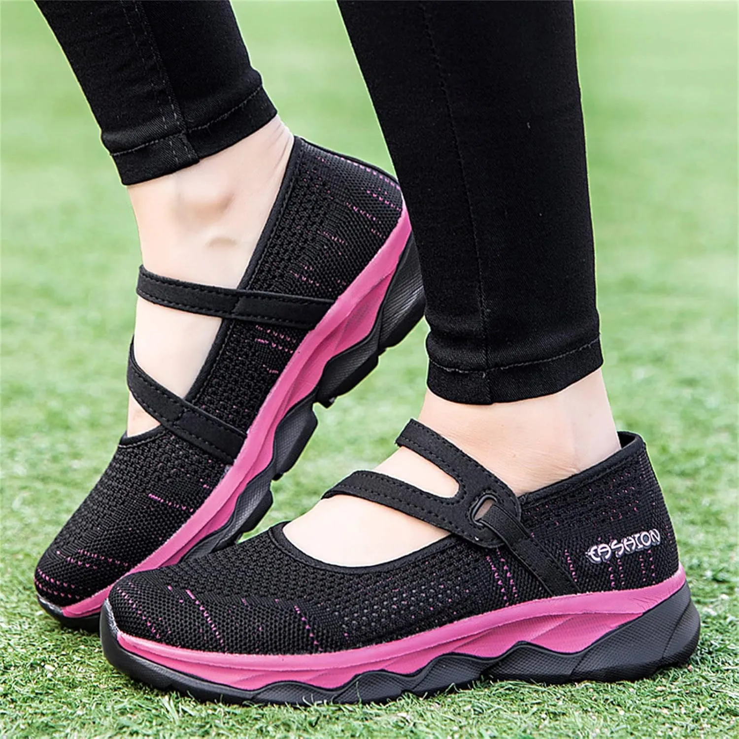 Orthopedic Diabetic Shoes for Women Slip On Walking Sneakers with Arch Support Comfortable Casual Loafers Plantar Fasciitis Foot Pain Relief