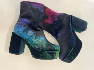 Pons Quintana  Floral Velour Platform Boot