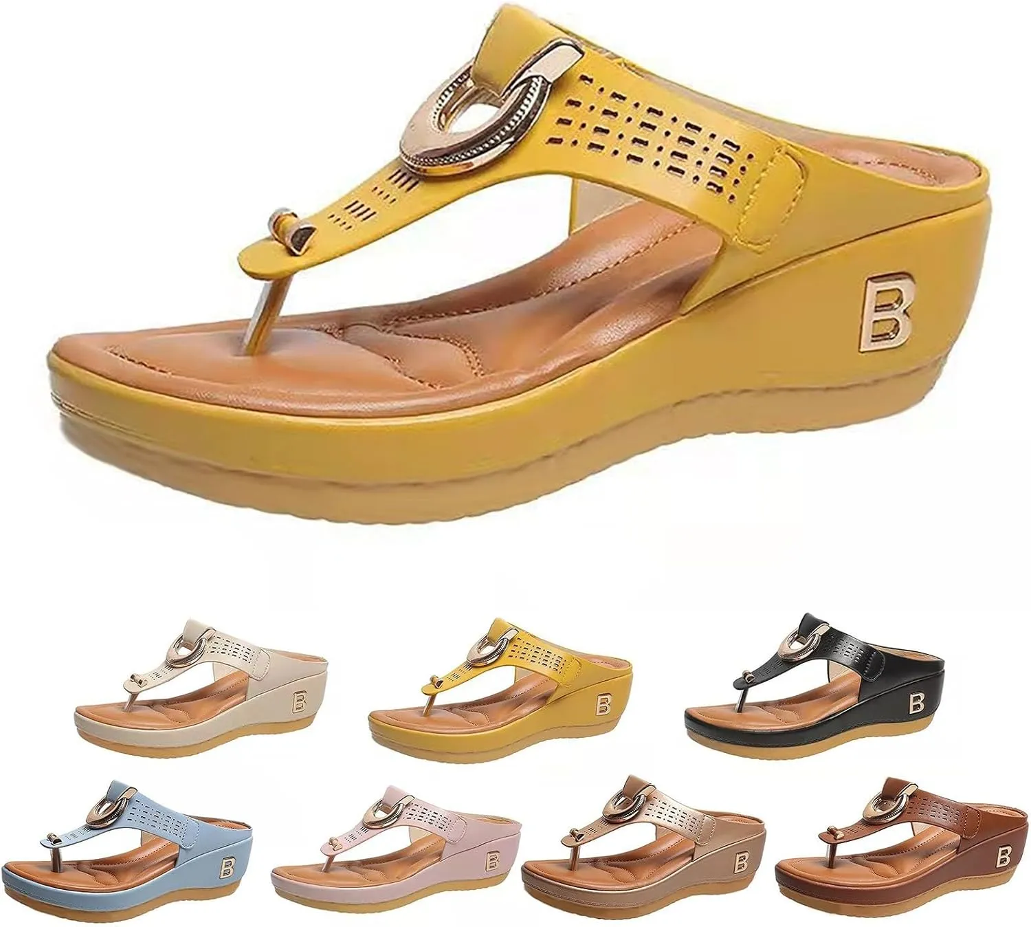 Sandalias para Mujer, Sandals for Women Wedge Summer Beach Platform Espadrille High Heel Sandals
