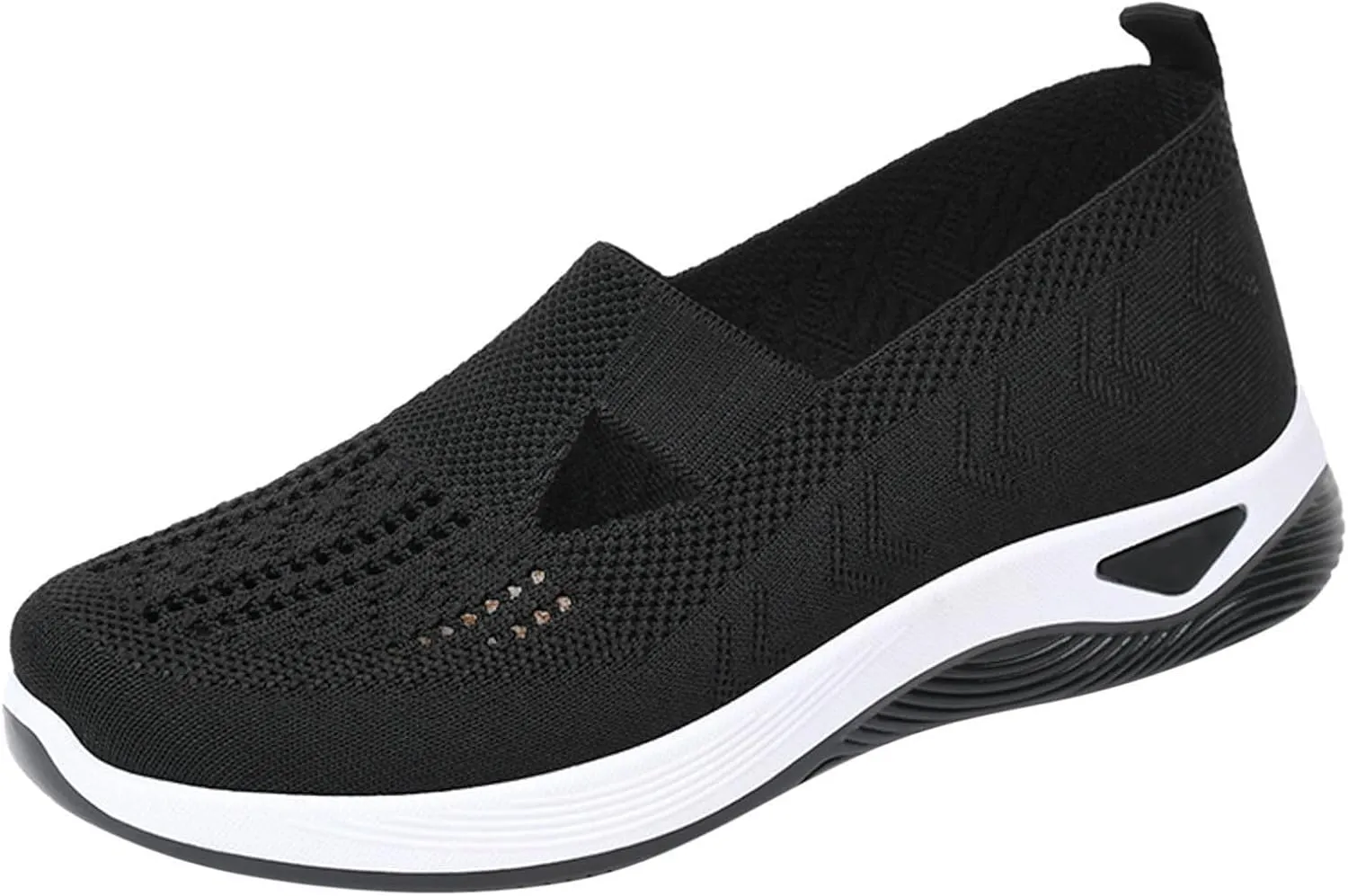 Womens Orthopedic Diabetic Shoes Slip On Walking Sneakers with Arch Support Comfortable Casual Loafers Plantar Fasciitis Relief Foot Heel Pain
