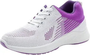 Womens Sneakers Air Cushion Running Shoes Lightweight Tennis Walking Shoes Mesh Breathable Gym Work Comfortable Athletic Sneakers